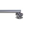 Keeney Mfg Architectural Architectural Grab Bar, Polished Chrome, 16", 18 ga. Stainless Steel, Polished Chrome GB2024-16PC - alternate 2